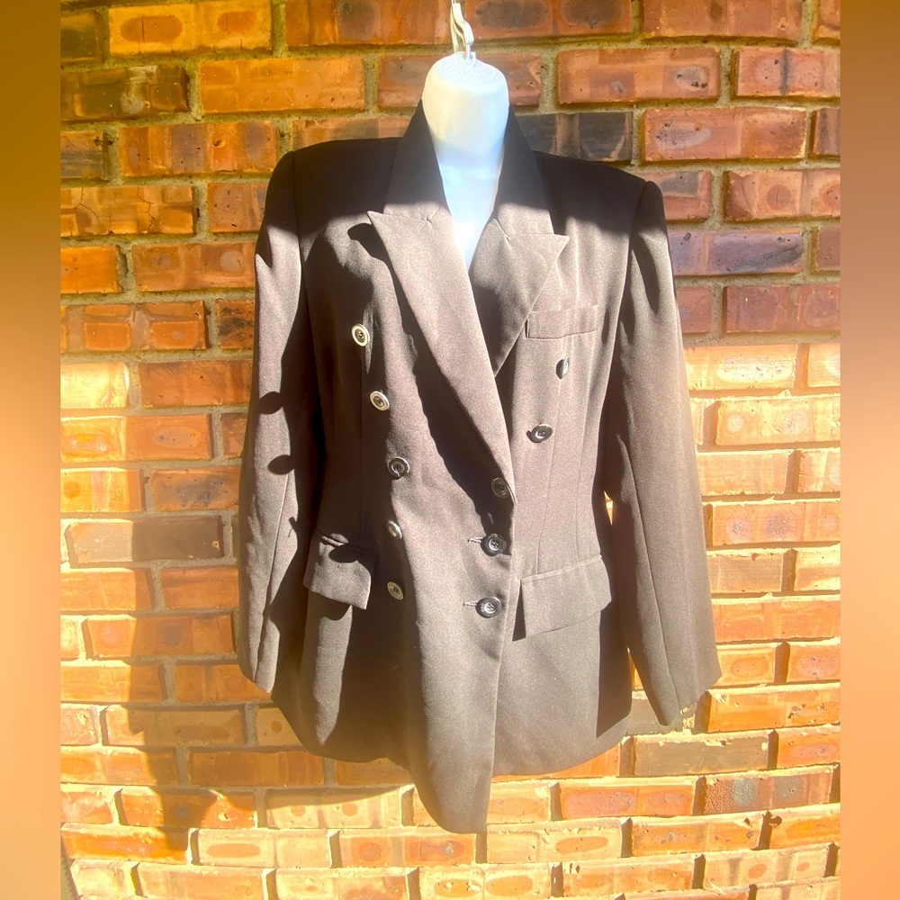 Vintage Dani M & Co. Black Button Down Blazer, Size 8